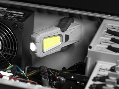 Latarka warsztatowa TRACER BASE LED 3+1W Latarka warsztatowa TRACER BASE LED 3+1W