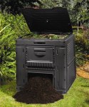Kompostownik z podstawką Keter E-composter 470L czarny