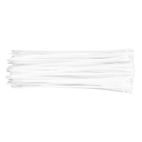 Opaski zaciskowe 3.6 x 300 mm, 100 szt., białe Opaski zaciskowe 3.6 x 300 mm, 100 szt., białe