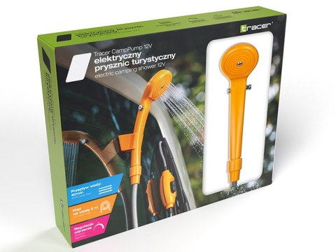 Elektryczny prysznic turystyczny TRACER CampPump 12V Elektryczny prysznic turystyczny TRACER CampPump 12V
