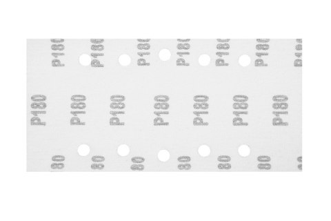 Papier ścierny na rzep 115 x 230 mm, K180, 5 szt., z otworami Papier ścierny na rzep 115 x 230 mm, K180, 5 szt., z otworami