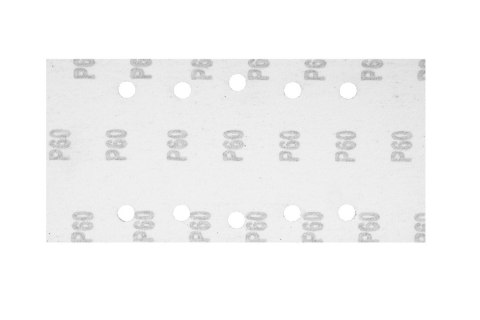 Papier ścierny na rzep 115 x 230 mm, K60, 5 szt., z otworami Papier ścierny na rzep 115 x 230 mm, K60, 5 szt., z otworami