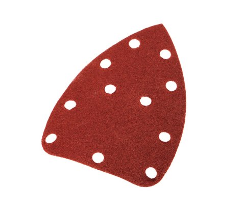Papier ścierny na rzep delta 140 x 140 x 80 mm, K120, 5 szt., z otworami Papier ścierny na rzep delta 140 x 140 x 80 mm, K120, 5 szt., z otworami