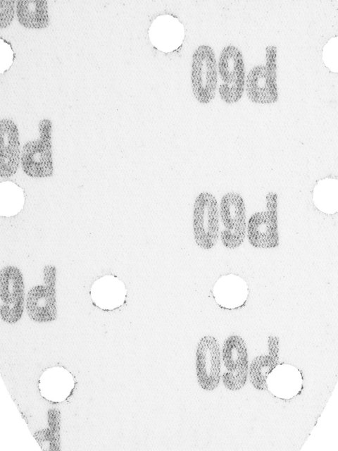 Papier ścierny na rzep delta 140 x 140 x 80 mm, K60, 5 szt., z otworami Papier ścierny na rzep delta 140 x 140 x 80 mm, K60, 5 szt., z otworami
