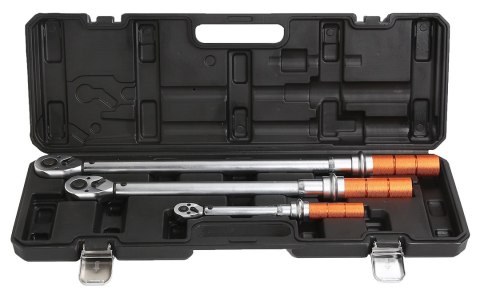 Zestaw kluczy dynamometrycznych 1/4", 3/8", 1/2" 3 szt. Zestaw kluczy dynamometrycznych 1/4", 3/8", 1/2" 3 szt.