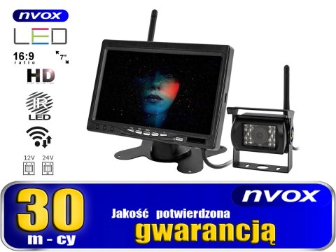 Monitor samochodowy lcd 7cali 12/24v oraz kamera noktowizyjna Monitor samochodowy lcd 7cali 12/24v oraz kamera noktowizyjna