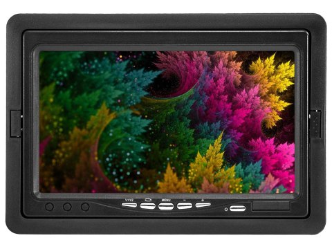 Monitor samochodowy lcd 7cali z obsługą do 2 kamer i czujnikami parkowania Monitor samochodowy lcd 7cali z obsługą do 2 kamer i czujnikami parkowania
