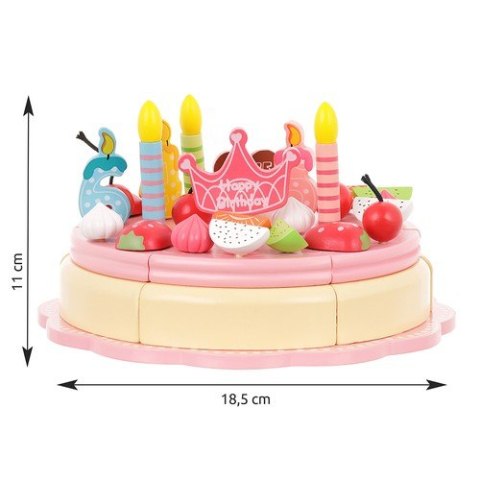 Tort urodzinowy drewniany Tort urodzinowy drewniany