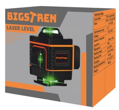 Poziomica laserowa 16-liniowa 360 stopni Poziomica laserowa 16-liniowa 360 stopni