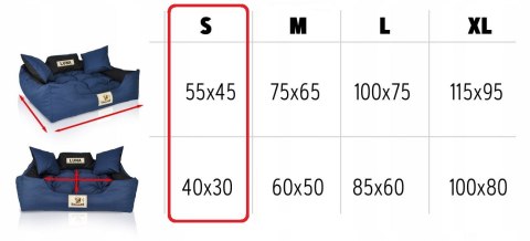Legowisko 40 x 30 // 55 x 45 Beżowe Legowisko 40 x 30 // 55 x 45 Beżowe