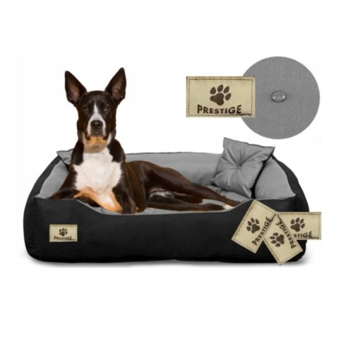 Legowisko Prestige 130x100 / 145x115cm szaro-czarne Legowisko Prestige 130x100 / 145x115cm szaro-czarne