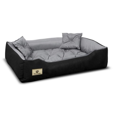 Legowisko Prestige dla psa, kota 60x50 / 75x65 szaro-czarne Legowisko Prestige dla psa, kota 60x50 / 75x65 szaro-czarne