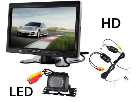 Nvox hm 716 hd monitor zagłówkowy lub wolnostojący lcd 7cali z kamerą cofania oraz moduł bezprzewodowy Nvox hm 716 hd monitor zagłówkowy lub wolnostojący lcd 7cali z kamerą cofania oraz moduł bezprzewodowy