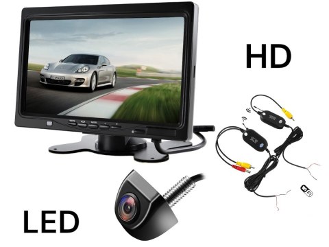 Nvox hm 716 hd monitor zagłówkowy lub wolnostojący lcd 7cali z kamerą cofania oraz moduł bezprzewodowy Nvox hm 716 hd monitor zagłówkowy lub wolnostojący lcd 7cali z kamerą cofania oraz moduł bezprzewodowy