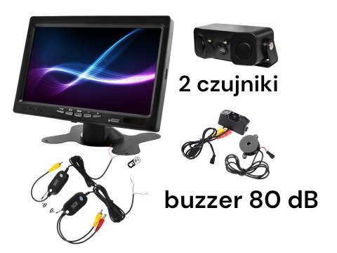 Nvox hm 716 hd monitor zagłówkowy lub wolnostojący lcd 7cali z kamerą cofania oraz moduł bezprzewodowy Nvox hm 716 hd monitor zagłówkowy lub wolnostojący lcd 7cali z kamerą cofania oraz moduł bezprzewodowy