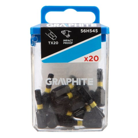 Bity udarowe TX20 x 25 mm, 20 szt. Bity udarowe TX20 x 25 mm, 20 szt.