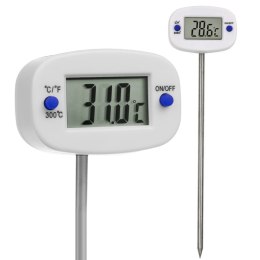 Termometr/sonda do żywności, GreenBlue, długość sondy 15cm, zakres temp. -50 st. C do +300 st. C., dokładność 0,1 st. C, GB382