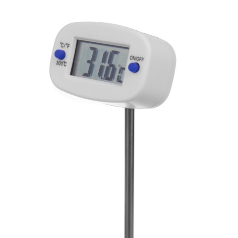 Termometr/sonda do żywności, GreenBlue, długość sondy 15cm, zakres temp. -50 st. C do +300 st. C., dokładność 0,1 st. C, GB382 Termometr/sonda do żywności, GreenBlue, długość sondy 15cm, zakres temp. -50 st. C do +300 st. C., dokładność 0,1 st. C, GB382