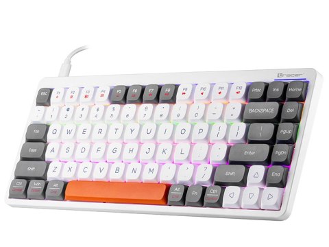 Klawiatura mechaniczna Tracer FINA 84 White/Grey (Outemu Red Switch) Klawiatura mechaniczna Tracer FINA 84 White/Grey (Outemu Red Switch)