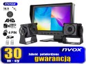 Monitor samochodowy lcd 9cali ahd 4pin z funkcją rejestratora 12v 24v oraz 2 kamery ahd