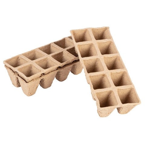 Rozsadniki torfowe małe (2x5 otworów) 22 x 8.5 x 5.5 cm,10 sztuk Rozsadniki torfowe małe (2x5 otworów) 22 x 8.5 x 5.5 cm,10 sztuk