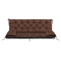 ZESTAW OGRODOWY 150x60x50CM + 2 PODUSZKI 42X42 CM BRĄZOWY