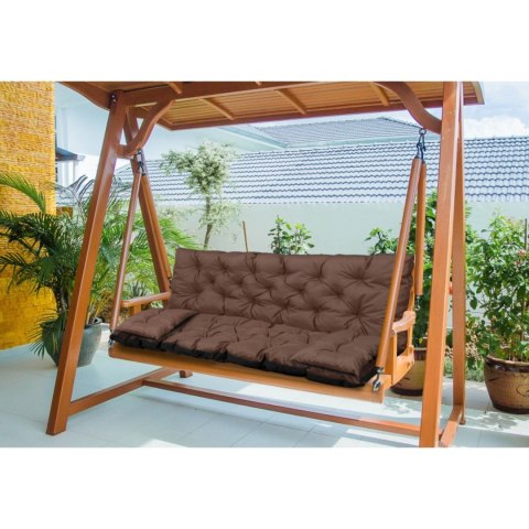 ZESTAW OGRODOWY 150x60x50CM + 2 PODUSZKI 42X42 CM BRĄZOWY ZESTAW OGRODOWY 150x60x50CM + 2 PODUSZKI 42X42 CM BRĄZOWY