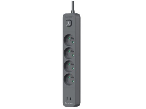 Listwa zasilająca antyprzepięciowa TRACER Power Line+ mobile ready 1.5 m (4 gniazda + 1x USB A+ 1x Type C, PD18W) Listwa zasilająca antyprzepięciowa TRACER Power Line+ mobile ready 1.5 m (4 gniazda + 1x USB A+ 1x Type C, PD18W)