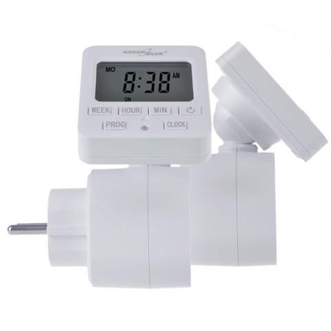 Włącznik czasowy - timer cyfrowy GreenBlue, max. obciążenie 16A, IP20, GB605 F Włącznik czasowy - timer cyfrowy GreenBlue, max. obciążenie 16A, IP20, GB605 F