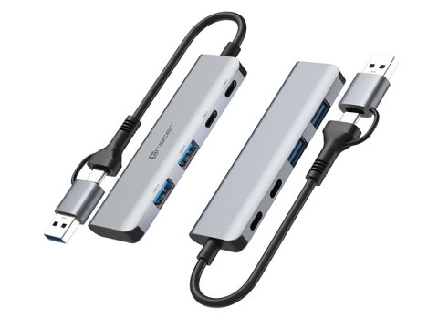 ADAPTER TRACER A-5, USB Type-C do USB-A, 2x USB-A + 2x USB-C ADAPTER TRACER A-5, USB Type-C do USB-A, 2x USB-A + 2x USB-C