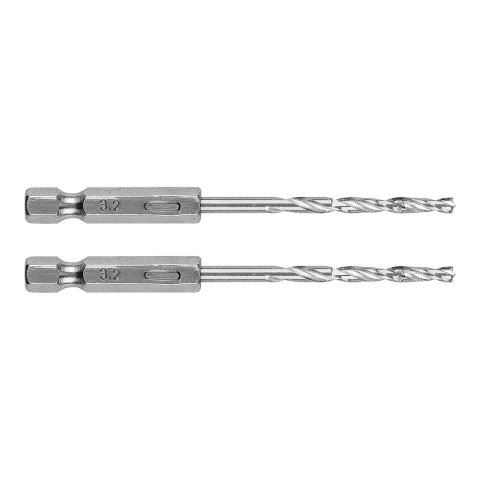 Wiertło do metalu Hex 3.2 mm, 2 szt. Wiertło do metalu Hex 3.2 mm, 2 szt.