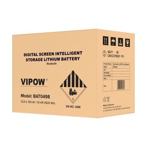 Akumulator żelowy LiFePO4 bluetooth 150Ah Akumulator żelowy LiFePO4 bluetooth 150Ah