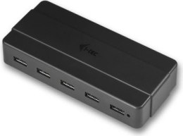 Replikator - i-tec USB 3.0 Charging HUB 7 HUB Ładujący 7x USB z zasilaczem (2x port ładujący Fast Charge BC 1.2)