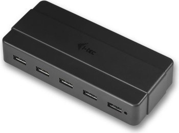Replikator - i-tec USB 3.0 Charging HUB 7 HUB Ładujący 7x USB z zasilaczem (2x port ładujący Fast Charge BC 1.2) Replikator - i-tec USB 3.0 Charging HUB 7 HUB Ładujący 7x USB z zasilaczem (2x port ładujący Fast Charge BC 1.2)