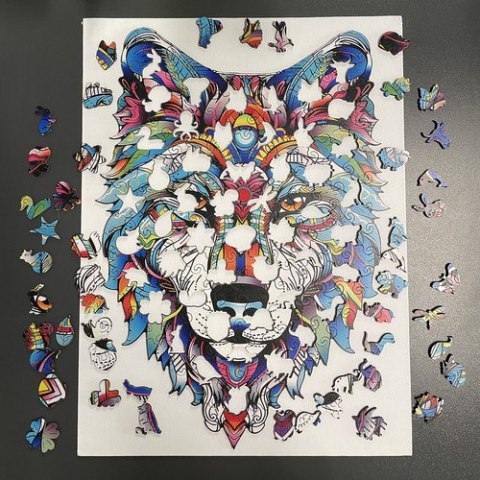 Układanka drewniana- puzzle Kruzzel 24552 Układanka drewniana- puzzle Kruzzel 24552