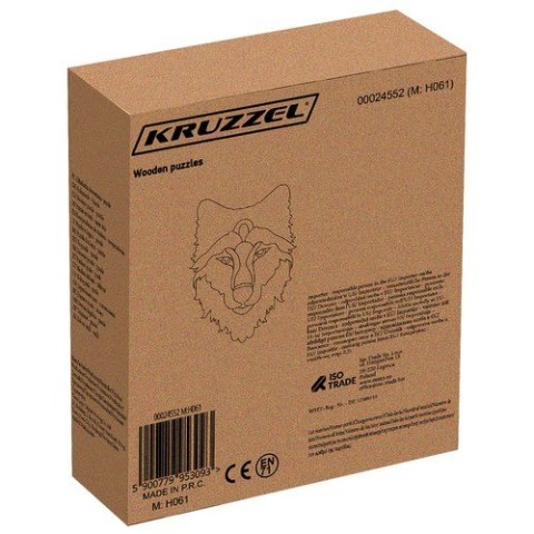 Układanka drewniana- puzzle Kruzzel 24552 Układanka drewniana- puzzle Kruzzel 24552
