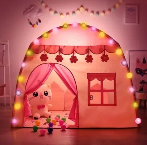 Namiot dla dzieci DOMEK + lampki 23472 Namiot dla dzieci DOMEK + lampki 23472