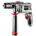 Wiertarka udarowa 650W, uchwyt samozaciskowy 13 mm, obroty 0-3000 min??, walizka + 10 wierteł