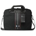 BMW Nylon Red Stripe - Torba na notebooka 16" (czarny)
