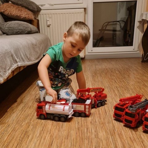 Zestaw samochodów - straż pożarna Kruzzel 24631 Zestaw samochodów - straż pożarna Kruzzel 24631
