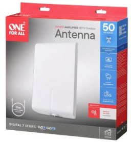 Antena zewnętrzna SV9455-5G One For All panelowa, biała, 10m kabel koncentryczny