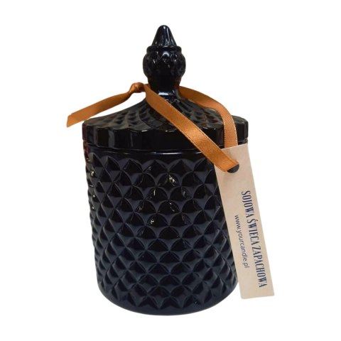 ŚWIECA SOJOWA ZAPACHOWA HOT CHOCOLATE W KRYSZTALE 250 ml - YOUR CANDLE ŚWIECA SOJOWA ZAPACHOWA HOT CHOCOLATE W KRYSZTALE 250 ml - YOUR CANDLE