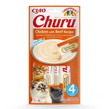 INABA Churu Kurczak z wołowiną - przysmak dla kota - 4x14 g INABA Churu Kurczak z wołowiną - przysmak dla kota - 4x14 g