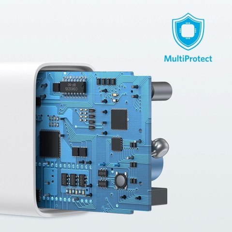 Ładowarka Anker 312 20W 1x USB-A 1x USB-C Biała Ładowarka Anker 312 20W 1x USB-A 1x USB-C Biała