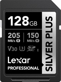 Lexar SDXC 128GB Professional SILVER Plus UHS-I U3 A2 4K V30 Lexar SDXC 128GB Professional SILVER Plus UHS-I U3 A2 4K V30