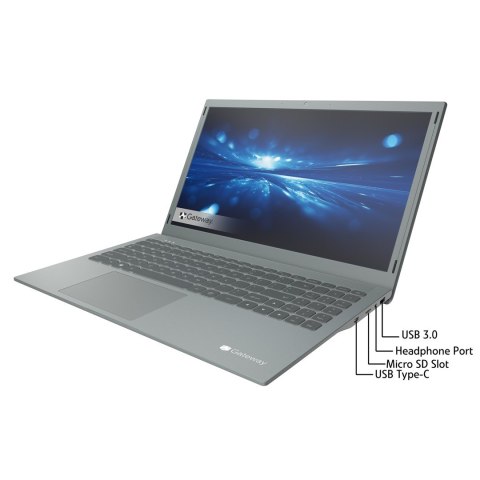 Gateway GWTN156-11BK QuadCore Pentium Silver N5030 15,6"FHD IPS 4GB DDR4 SSD256 UHD605 USB-C BT Win10 (REPACK) 2Y Gray Gateway GWTN156-11BK QuadCore Pentium Silver N5030 15,6"FHD IPS 4GB DDR4 SSD256 UHD605 USB-C BT Win10 (REPACK) 2Y Gray