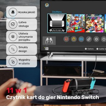 Unitek Stacja dokująca do Nintendo Switch 100W 4K Unitek Stacja dokująca do Nintendo Switch 100W 4K