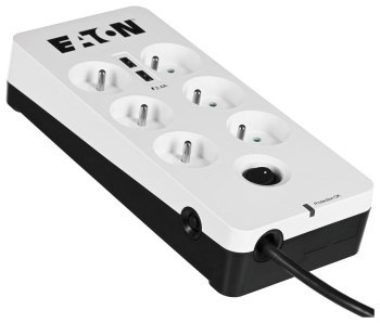 Listwa przeciwprzepięciowa EATON PB6UF (6 x UTE; 10 A; kolor biały) Listwa przeciwprzepięciowa EATON PB6UF (6 x UTE; 10 A; kolor biały)