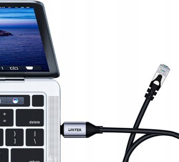 Unitek Kabel Ethernet USB C RJ-45 LAN, przewód sieciowy, 5m Unitek Kabel Ethernet USB C RJ-45 LAN, przewód sieciowy, 5m