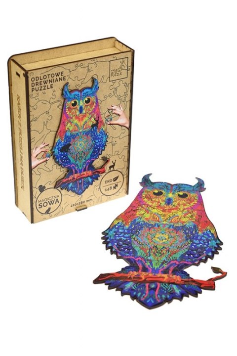 EKOLOGICZNE DREWNIANE PUZZLE MAGICZNA SOWA 148 ELEMENTÓW EKOLOGICZNE DREWNIANE PUZZLE MAGICZNA SOWA 148 ELEMENTÓW